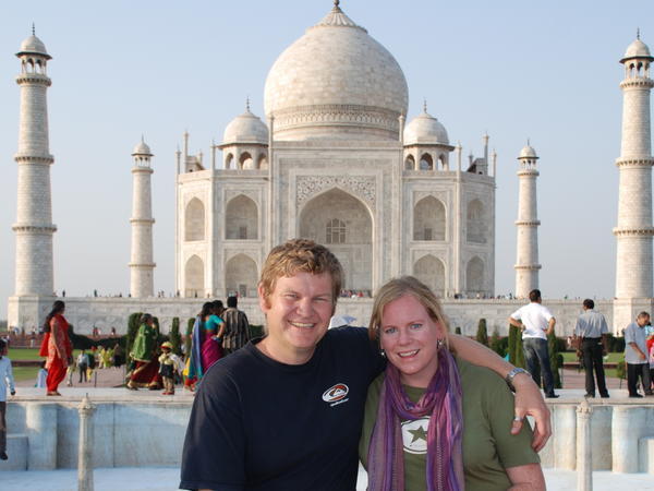 Us at the Taj