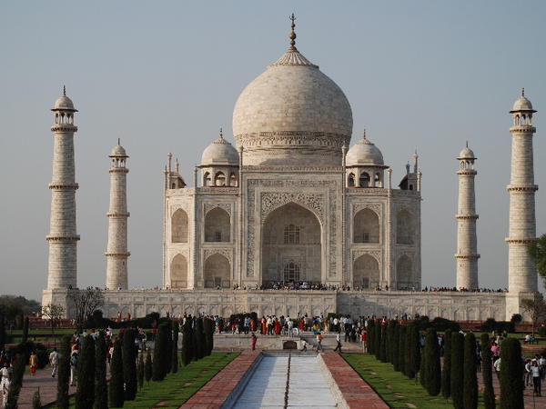 View of the Taj from the main gate