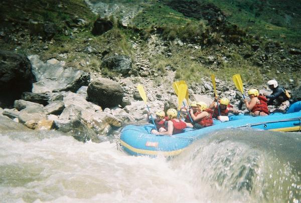 In the rapids