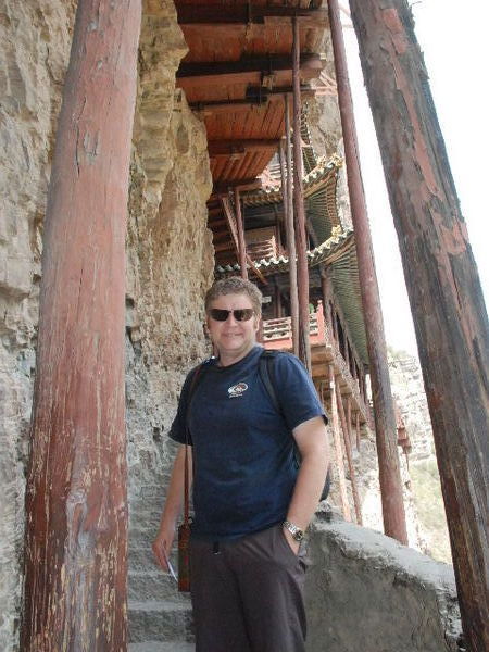 Dave at the Hanging Monastery