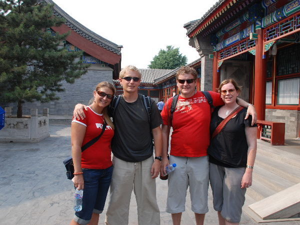 With Kat and Mike at the summer palace