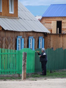 Wooden Houses, Khuzir, Siberia