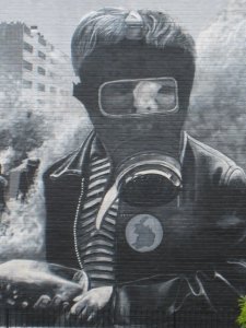 'The Petrol Bomber', Bogside Mural, Derry