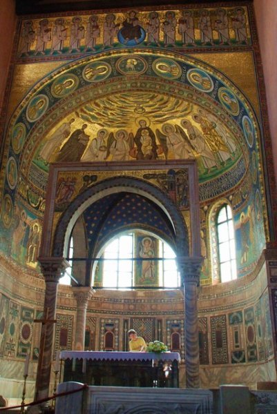 Inside the Euphrasian Basilica, Porec