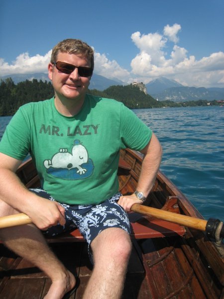 Not so lazy afterall ... Rowing on Lake Bled