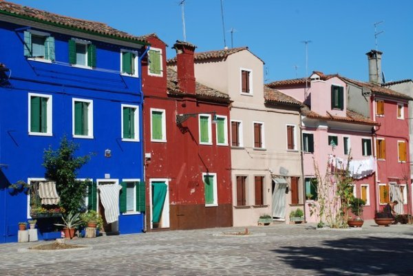 Colourful houses of Burano