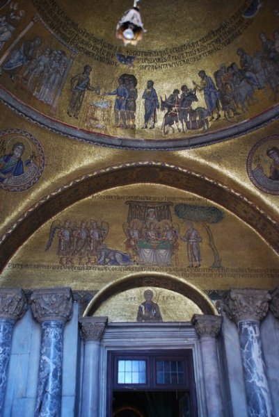 Entrance to Basilica di San Marco