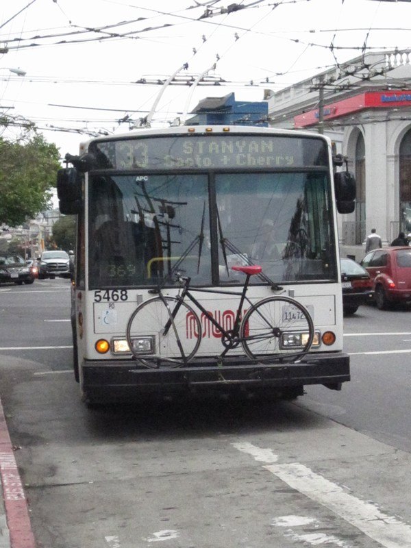 Bikes on buses!