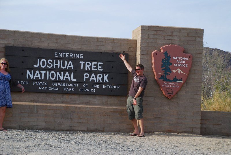 Excited to arrive at Joshua Tree