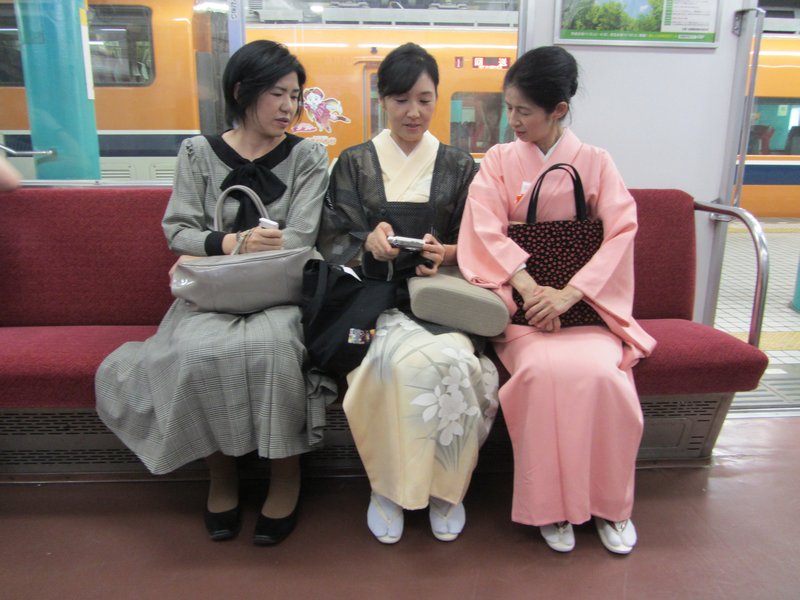 Japan - Ladies on train