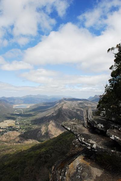 Atop one of the lookouts in the Grampians