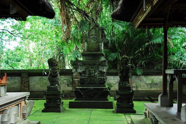 Cremation temple in the Monkey Forest at Ubud