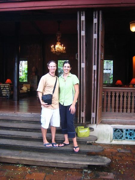 Rich and  I at Jim Thompson's house