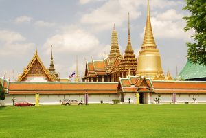The grand Wat Phra Kaeo-Bangkok