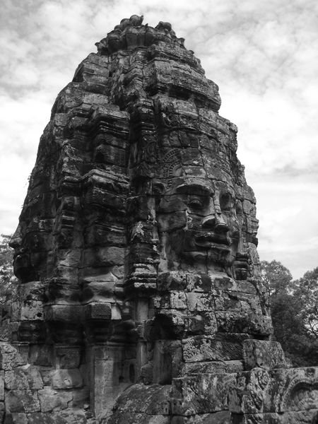 Faces of Bayon in Angkor Thom