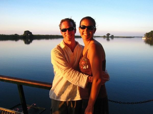 Rich's bday cruise on the Chobe River