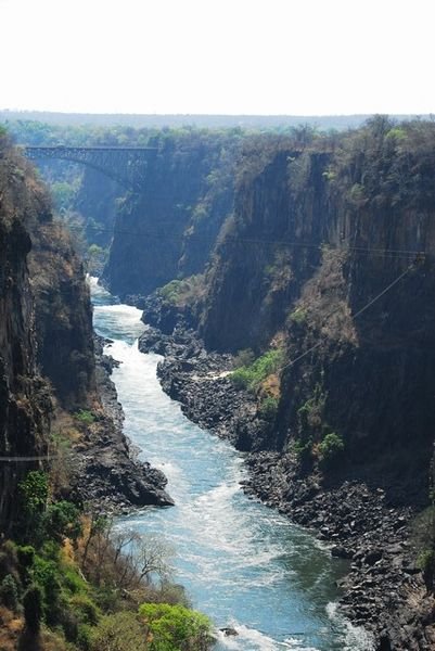 The mighty Zambezi River.
