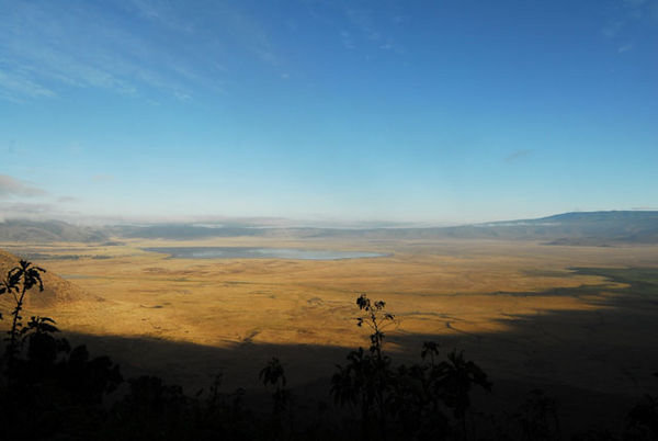 Looking over the Ngorongoro Crater.