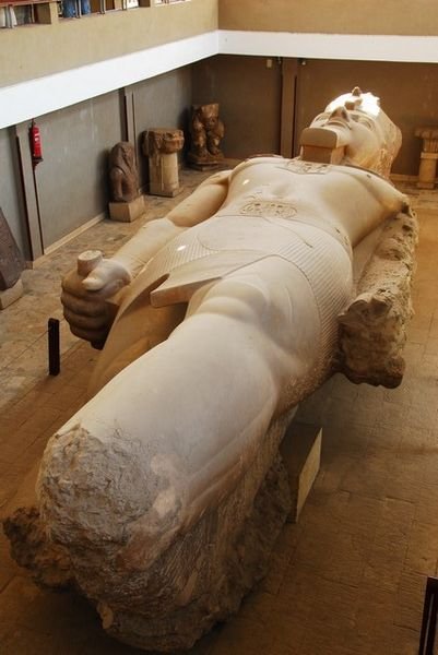 Collosus of Ramses II at Memphis.