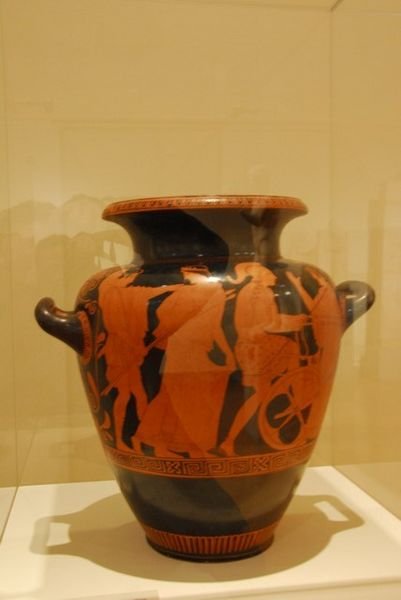 Pot displayed at the National Archeological Museum