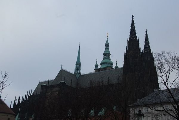 St. Vitus Cathedral in Prague Castle.