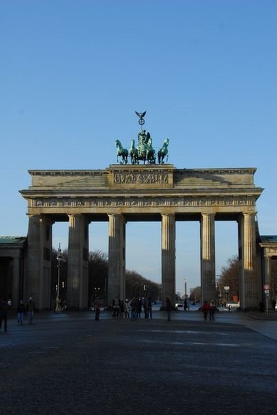 The Brandenburg Gate- crossing point from East to West.