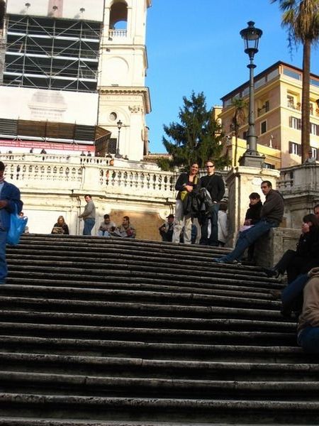A wee Rich and I at the Spanish Steps