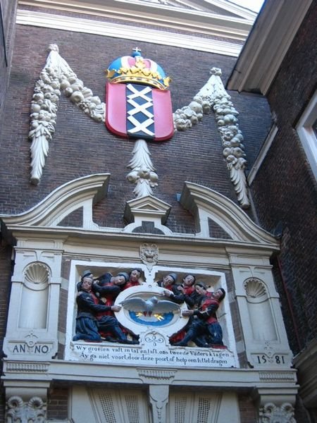 The crest of Amsterdam.