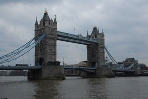 The Tower Bridge.