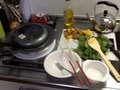 Preparing Chinese banquet