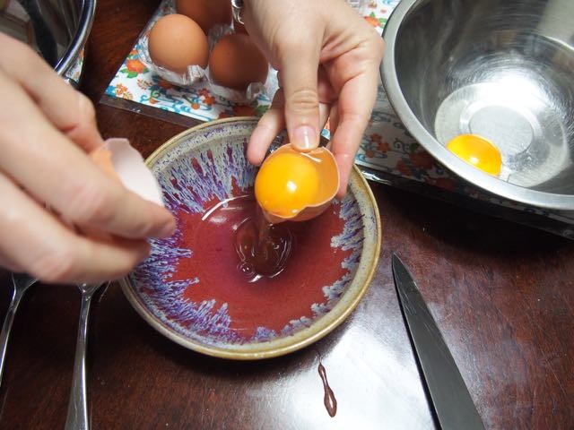 Separate eggs and yolks 