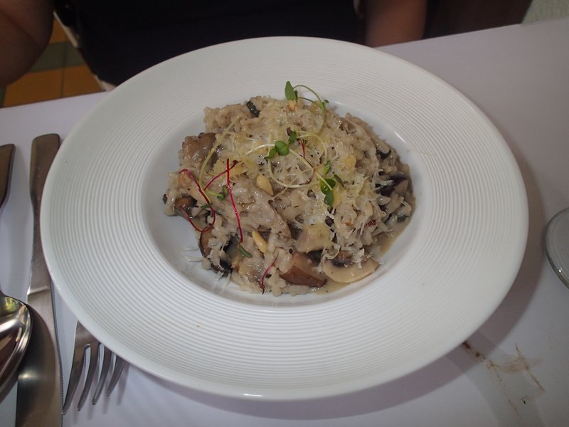 Mushroom risotto... perfectly cooked! 