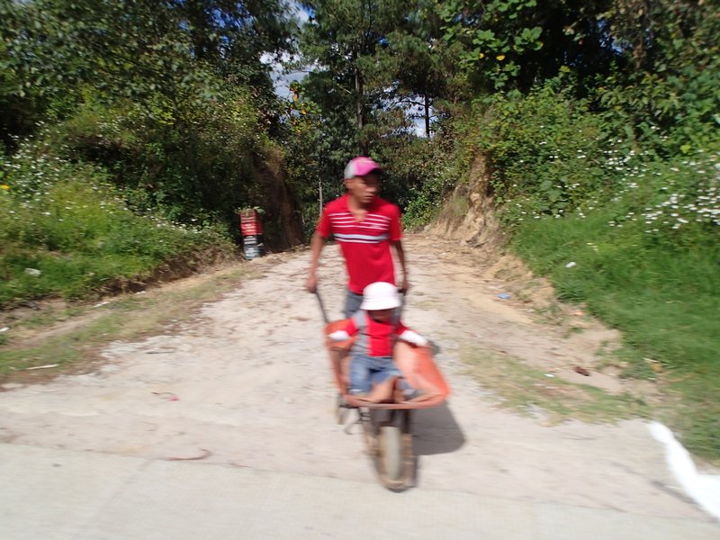 Guatemalan stroller.