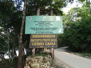 Cerro Cahui protected area.