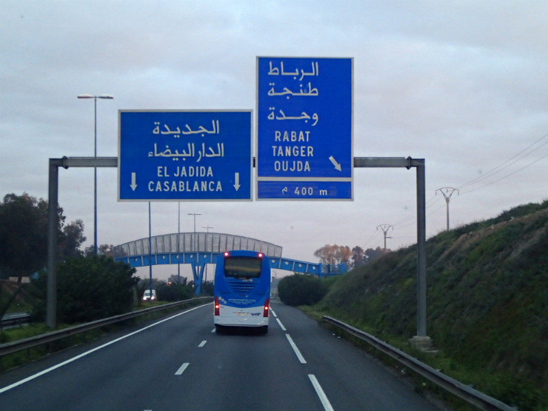 MOROCCO!!!  Bus bound from Casablanca to Rabat!