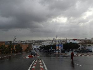 Looking into Rabat from the Kasbah
