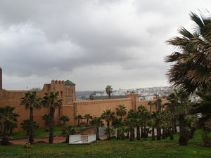 The walls of the Kasbah