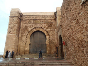 The main gate of the Kasbah.