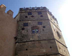 cannons adorn the walls of the Kasbah