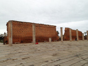 Wall to the Hassan Mosque