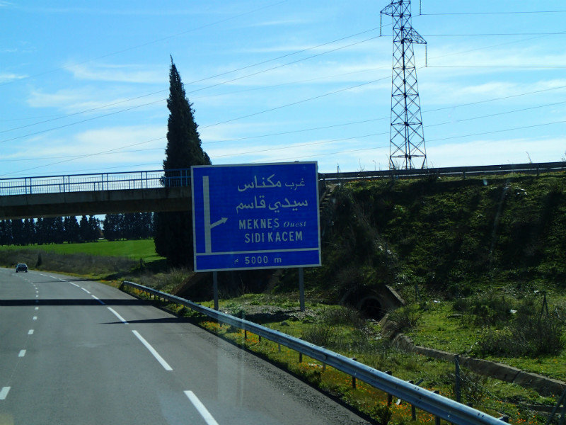 Meknes... exit stage right!