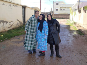 Mom, Khadija and Fatima.