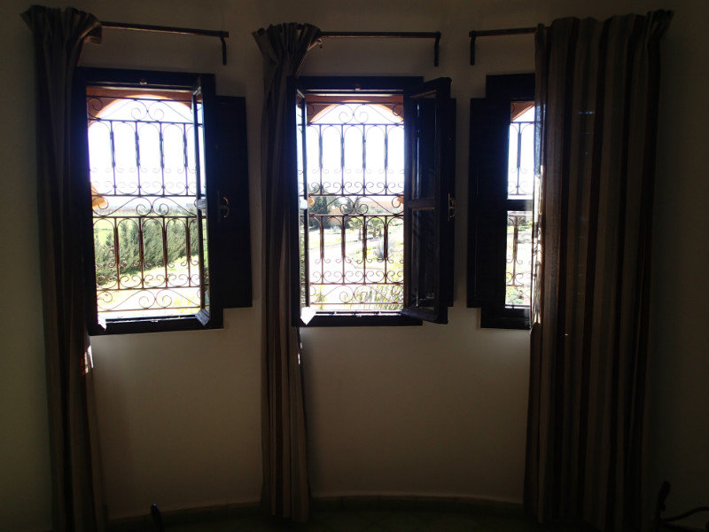 The windows in our room.