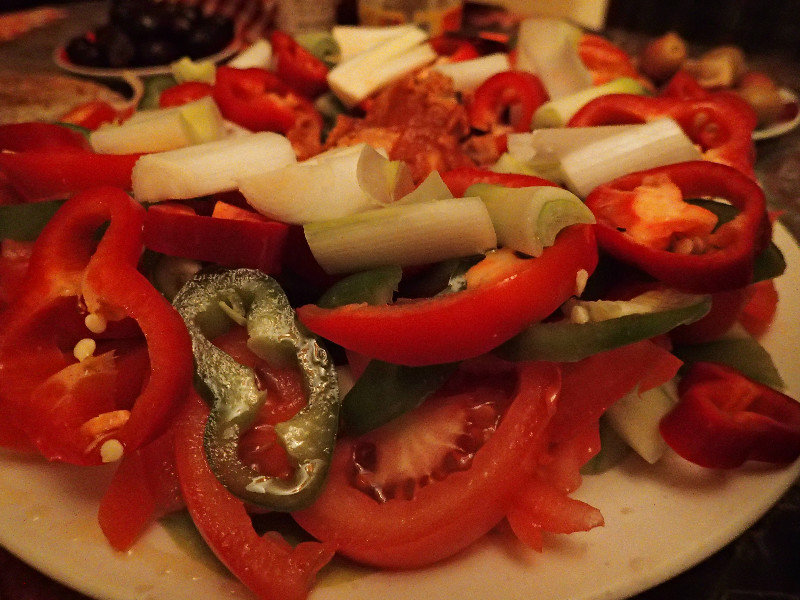 We love our Moroccan shlada! (Salad)