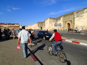 Beautiful gate in Meknes