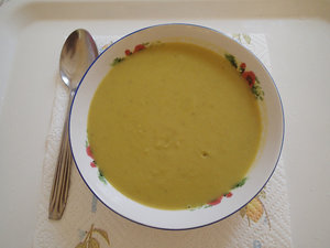 Ann made an awesome soup from fresh shelled fava beans!  Seriously... how cool is that?!?!?