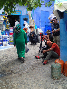 Strange goings on in Chefchaouen... 