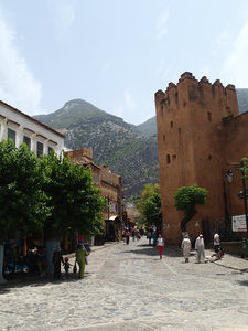 A new plaza view in Chaouen.