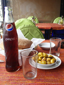 The first Pepsi I have seen in Morocco!