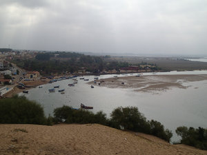 The fishing village at Moulay.